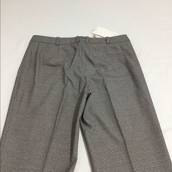 Boss Women Tulea3 Black High Waist Wide Leg Trouser Pants Houndstooth New Size 4 - Picture 15 of 16